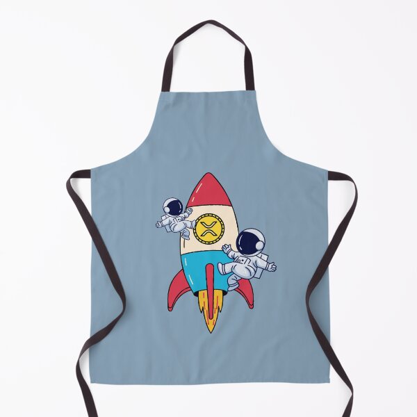 Item preview, Crypto Astronaut rockets Ripple XRP coin designed and sold by Crypmetal.