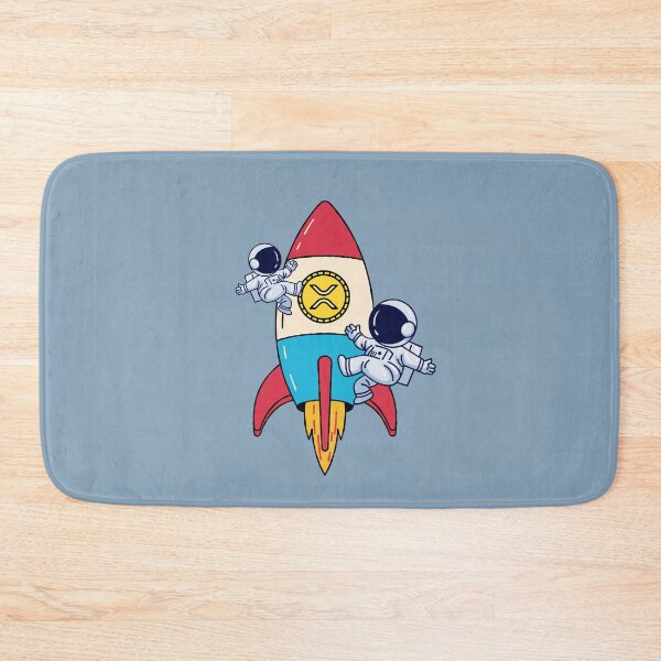Item preview, Crypto Astronaut rockets Ripple XRP coin designed and sold by Crypmetal.