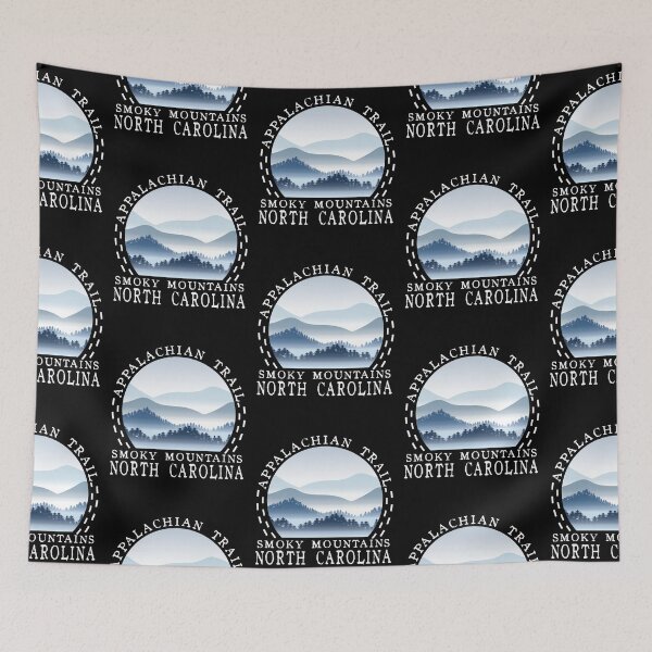 Item preview, Appalachian Trail Hikers Hiking at Smoky Mountains North Carolina designed and sold by CharJens.