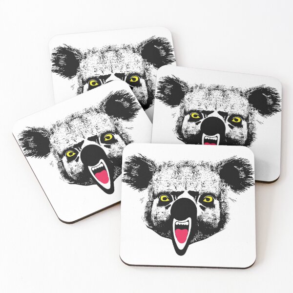 Item preview, Funny Ugly Frustrated Angy Koala designed and sold by pelagio.