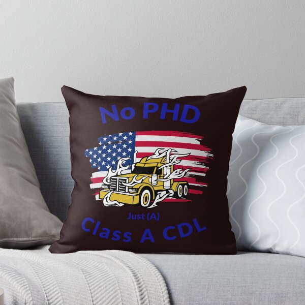 Item preview, Camionero estadounidense, sin doctorado, solo una clase A CDL GB designed and sold by TeamsterLife.