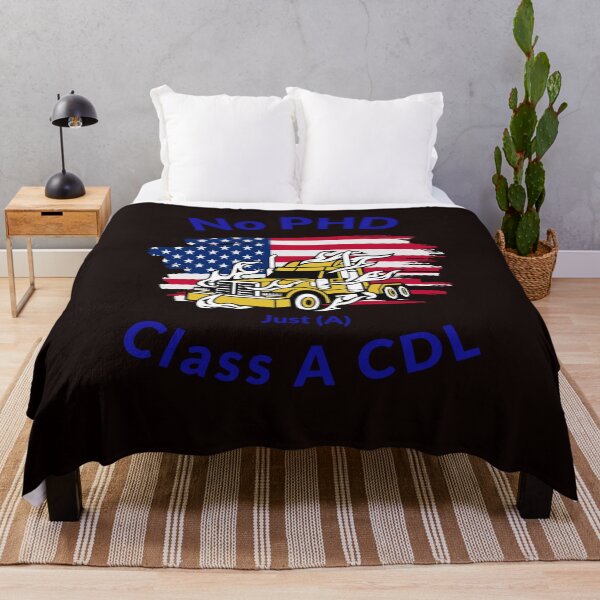 Item preview, American Trucker, No PHD Just A Class A CDL GB designed and sold by TeamsterLife.