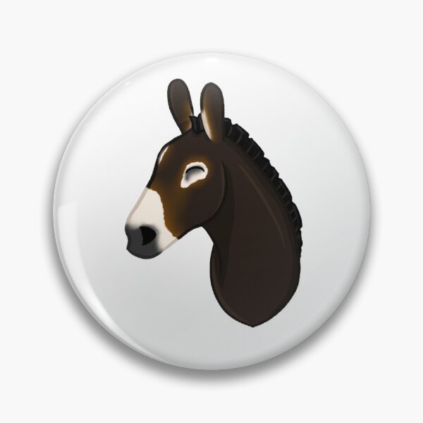 Item preview, Happy mule portrait  designed and sold by Art By Drina.