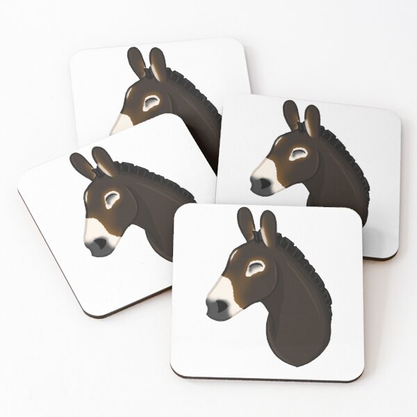 Item preview, Happy mule portrait  designed and sold by Art By Drina.