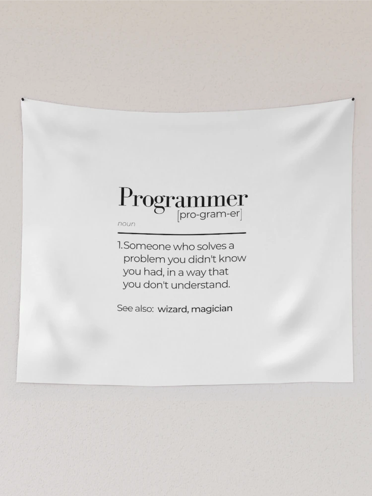 Thumbnail 2 of 3, Tapestry, Programmer Coding Computer Science Developer Gift designed and sold by FAVOURHOODprint.