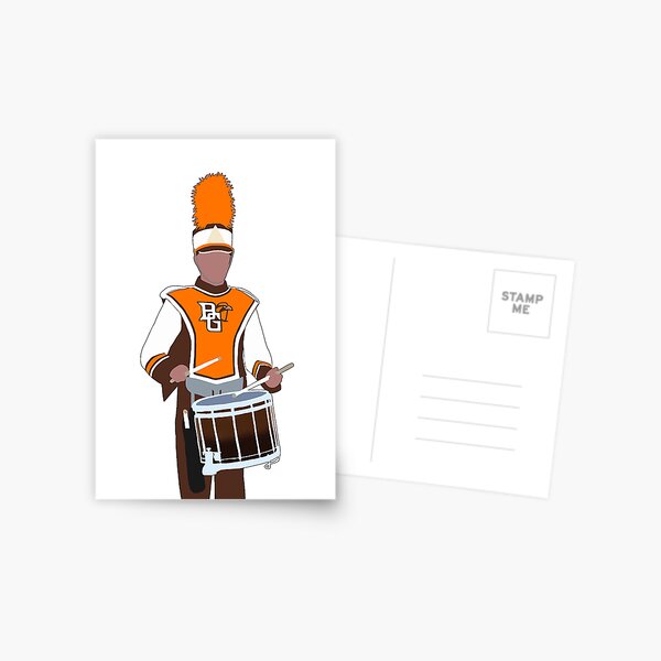 BGSU Falcon Marching Band Snare Drum Postcard for Sale by mistyreneelove