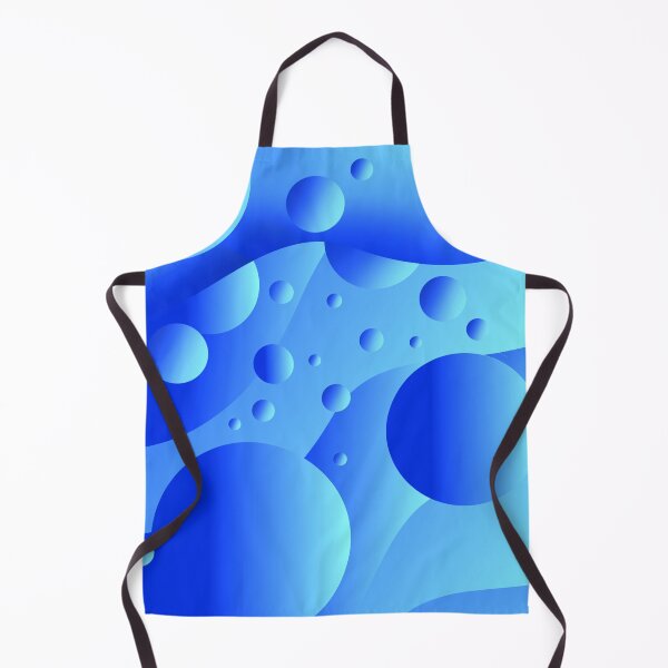 Item preview, Floating bubbles modern pattern bright blue designed and sold by TipTopTapo.