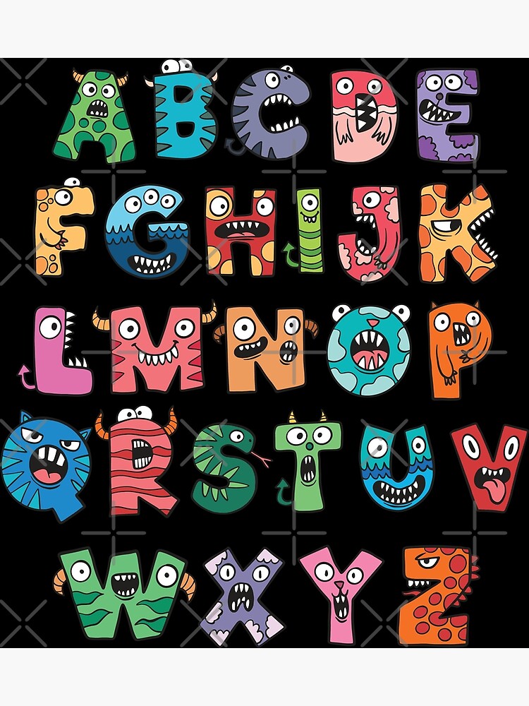 Emotion Letter B Alphabet Lore, Angry Latter Alphabet Lore Poster for Sale  by zackup