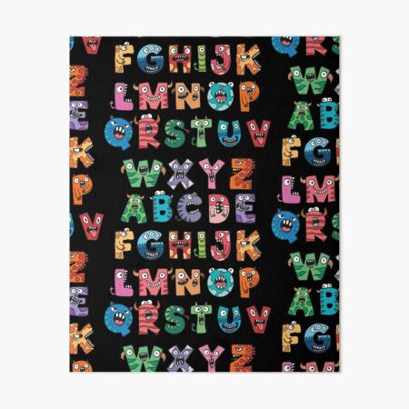 alphabet lore lore alphabet lore cats | Art Board Print