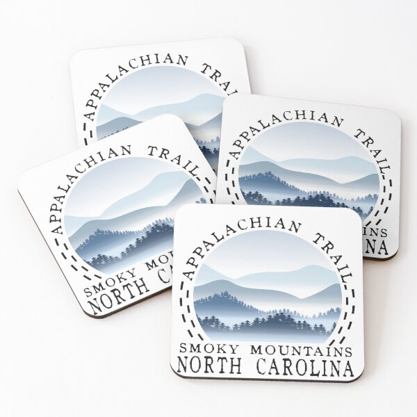 Item preview, Appalachian Trail Hikers Hiking at Smoky Mountains North Carolina designed and sold by CharJens.