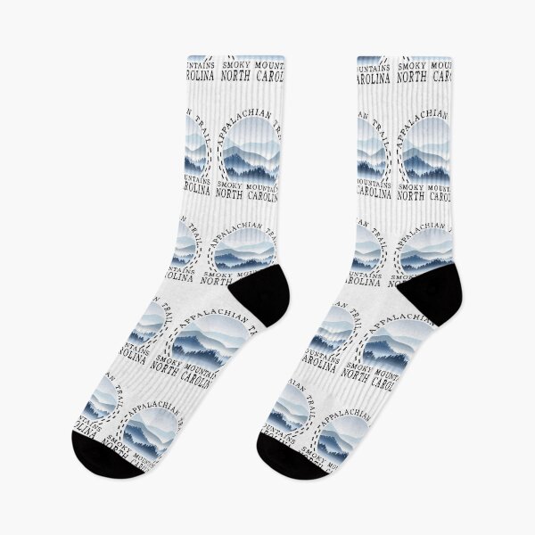 Item preview, Appalachian Trail Hikers Hiking at Smoky Mountains North Carolina designed and sold by CharJens.