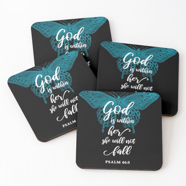 Item preview, Religious Quote Psalm 46:5 designed and sold by Fran Fryberg.
