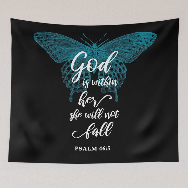 Item preview, Religious Quote Psalm 46:5 designed and sold by Fran Fryberg.