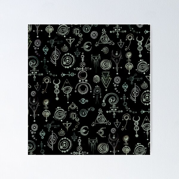 Faerie Crop Circles Poster