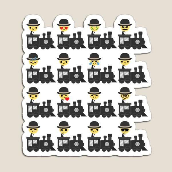 Item preview, Train Emoji   designed and sold by HippoEmo.