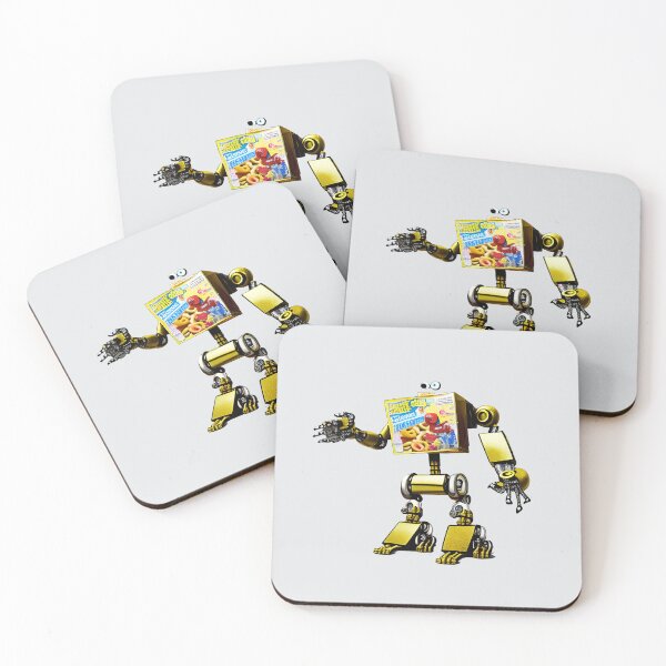 Item preview, Yellow Cereal Box Robot designed and sold by Chubuter.