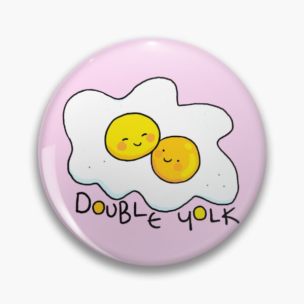 Item preview, Double Yolk Egg Lovers - Pink  designed and sold by doodledate.