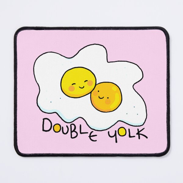 Item preview, Double Yolk Egg Lovers - Pink  designed and sold by doodledate.