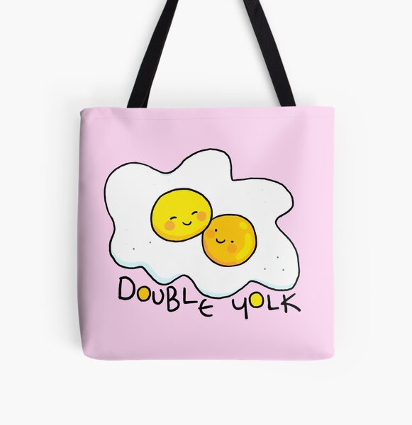 Blue yolk egg Tote Bag