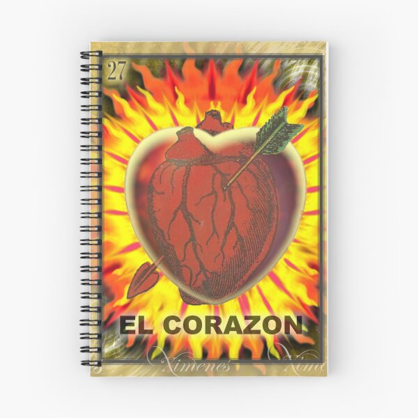 Item preview, Card No. 27 - El Corazon (a version) designed and sold by Jorge Santiago Jiménez.