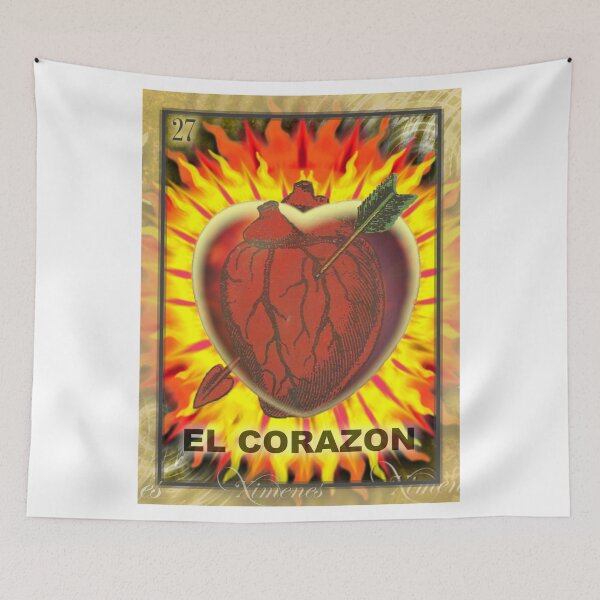 Item preview, Card No. 27 - El Corazon (a version) designed and sold by Jorge Santiago Jiménez.