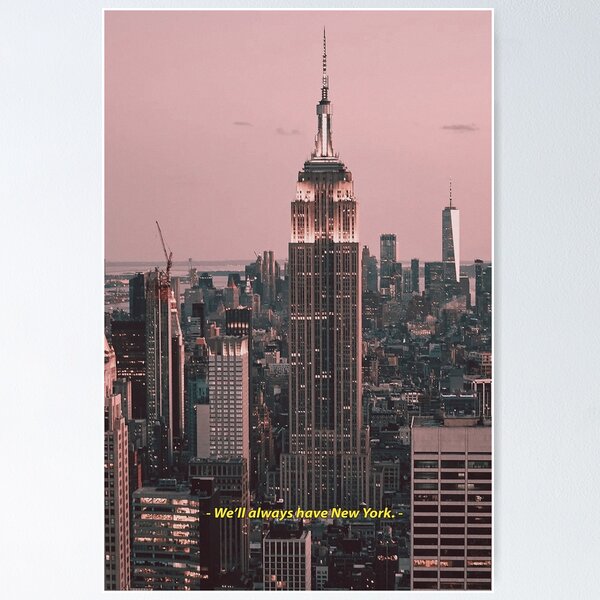 Item preview, We'll always have New York - New York City travel photo with vintage subtitles  designed and sold by forthecoolture.
