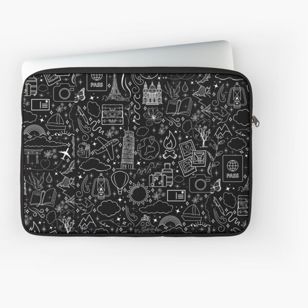 Travel Pattern Laptop Sleeve