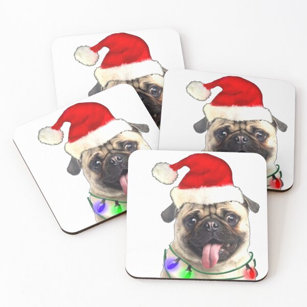Item preview, christmas dog - pug designed and sold by kemyarts.