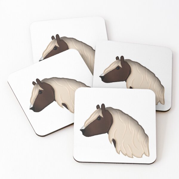 Item preview, Flaxen chestnut forest horse portrait  designed and sold by Art By Drina.