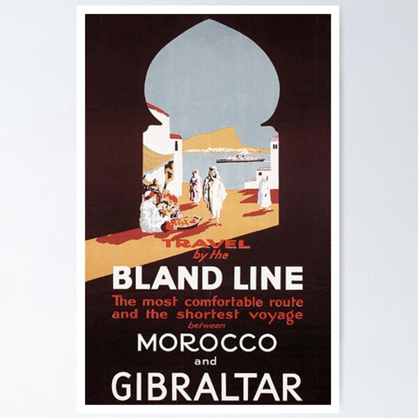 Vintage gibraltar poster hi-res stock photography and images - Alamy