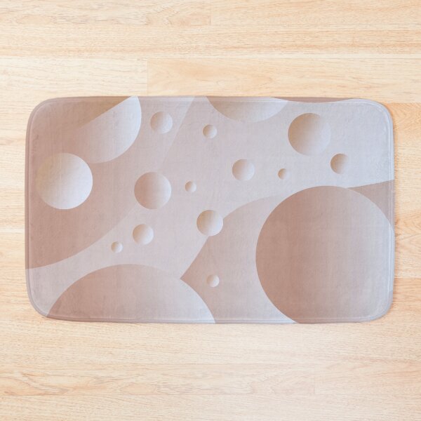Item preview, Floating bubbles modern pattern light peach  designed and sold by TipTopTapo.