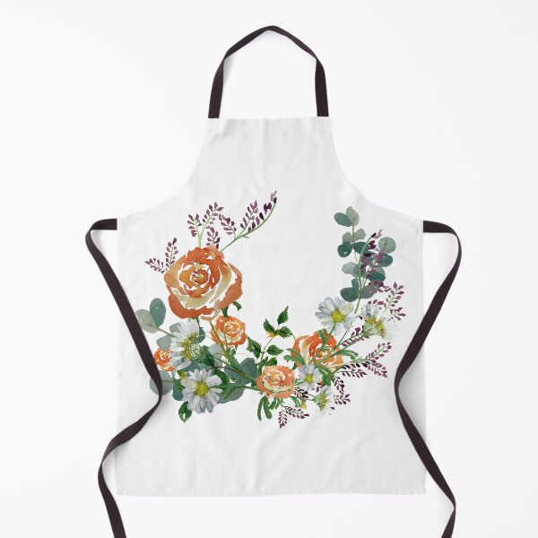Item preview, Flower rose daisy branch design a watercolor  designed and sold by Yana Mustafina | Boho Soulful Designs.