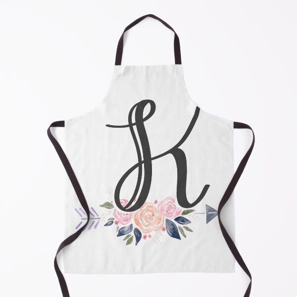 Item preview, Letter K Monogram Watercolor Roses designed and sold by MandyRosko.