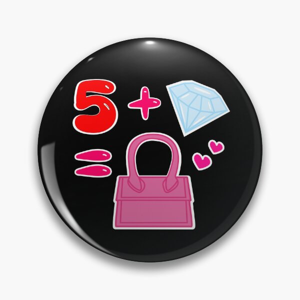 Item preview, Red five diamonds in my bag designed and sold by Bruna Esmanhotto.