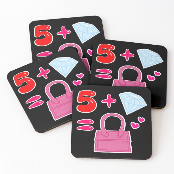 Item preview, Red five diamonds in my bag designed and sold by Bruna Esmanhotto.