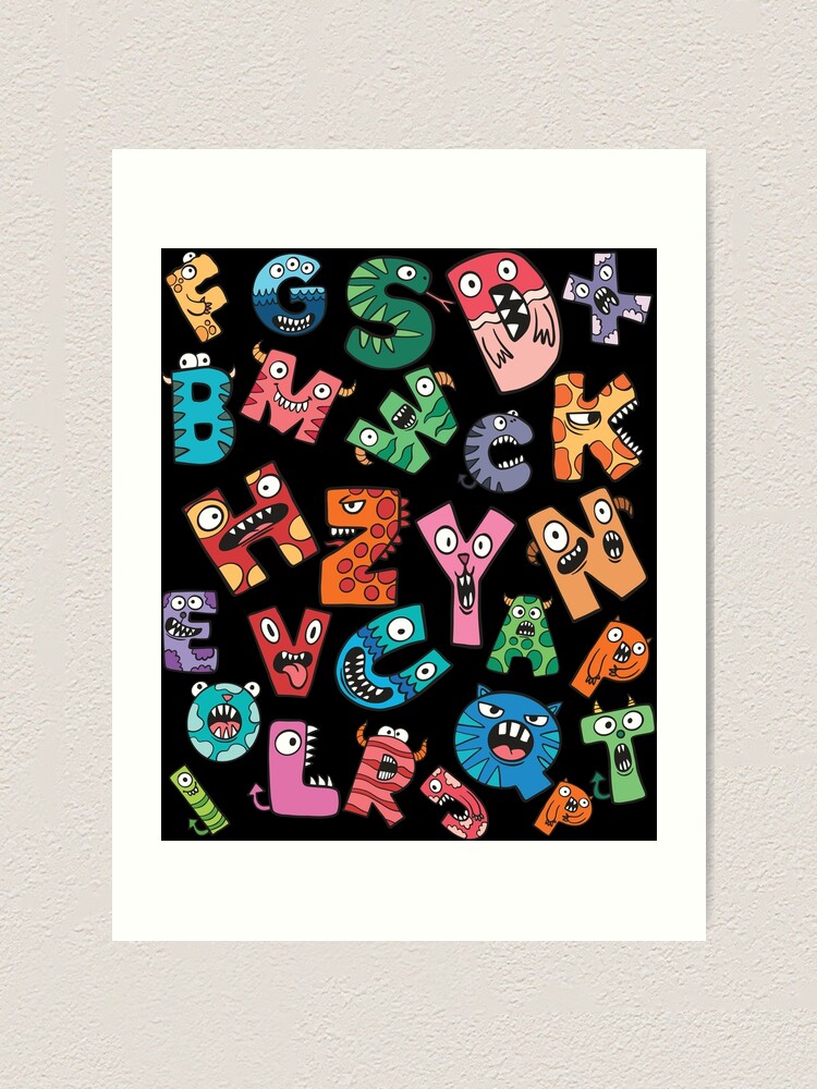 Alphabet Lore Baby Art Prints for Sale