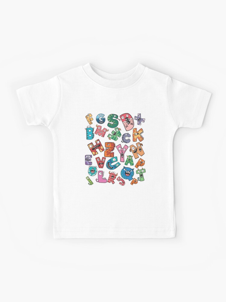 alphabet lore lore alphabet lore cats | Kids T-Shirt