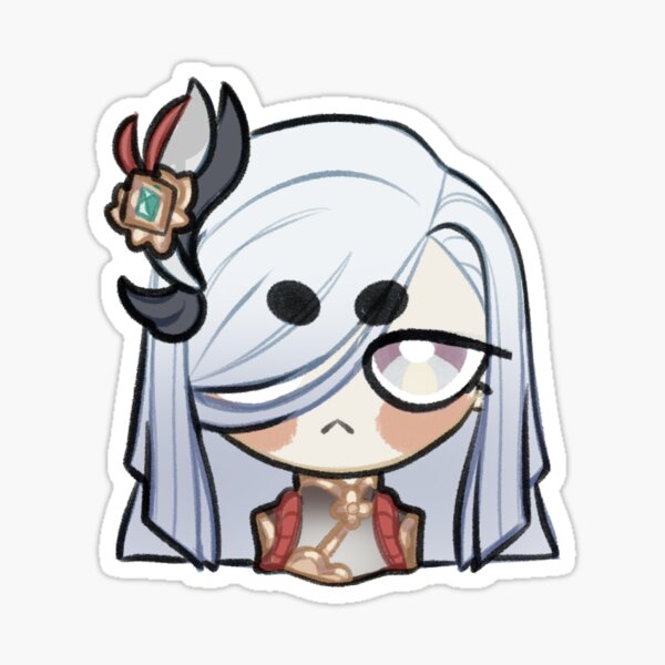 "Shenhe Genshin Chibi" Sticker for Sale by isnotanoctopus | Redbubble