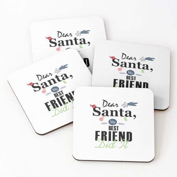 Item preview, Dear Santa My BEST FRIEND Did It Essential designed and sold by Jessica Rani.