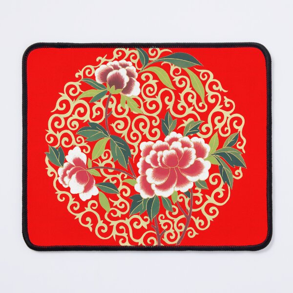 Item preview, Oriental Embroidered Scroll and Flowers designed and sold by nanengen2.
