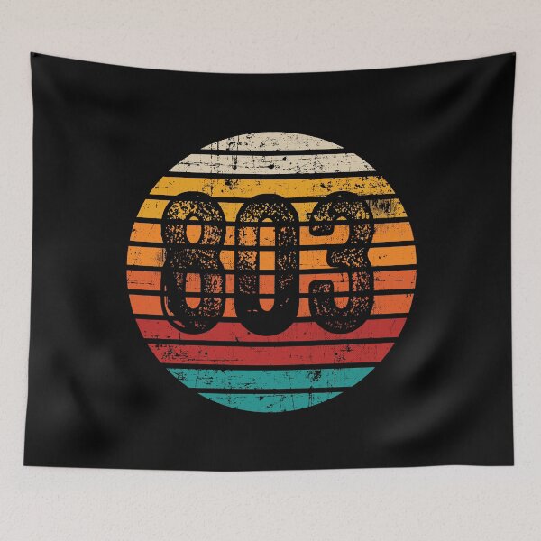 Item preview, Distressed Vintage Sunset 803 Area Code designed and sold by Gold Wings Tees.