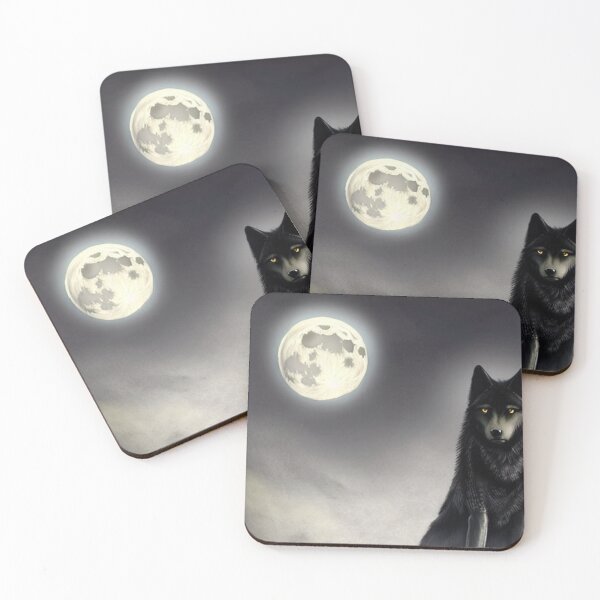 Item preview, Black Wolf Moon 1 designed and sold by MMwolfdogden.
