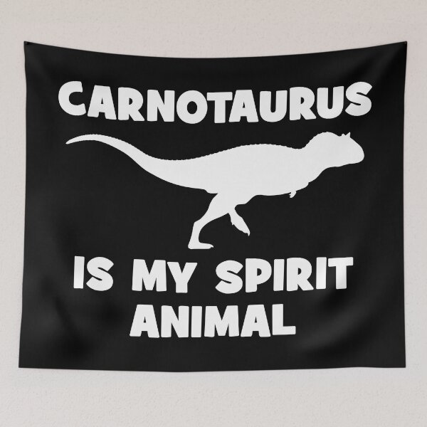 Item preview, Carnotaurus is my spirit animal designed and sold by NicGrayGraphic.