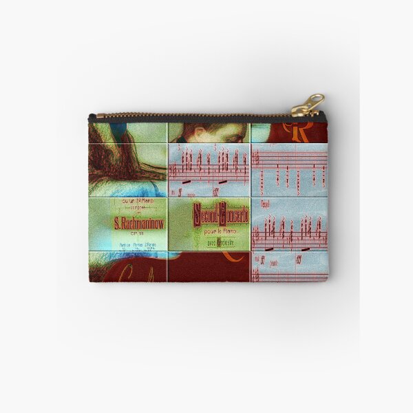 Item preview,  AMAZING PAINTING ABSTRACT PORTRAIT OF SERGEI RACHMANINOFF PIANIST MUSICIAN COMPOSER - CLASSICAL MUSIC SCORE - PATCHWORK SIGNATURE designed and sold by Ralek.