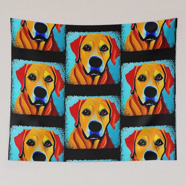 Item preview, A Labrador Dog Painted In A Vibrant Modern Art Style designed and sold by Rocketman2017.