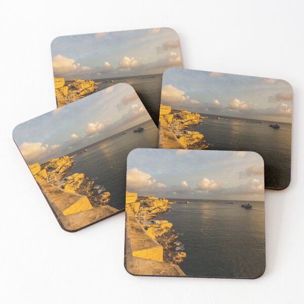 Item preview, Valletta Grand Harbour at sunrise designed and sold by Two-Tickets-To.
