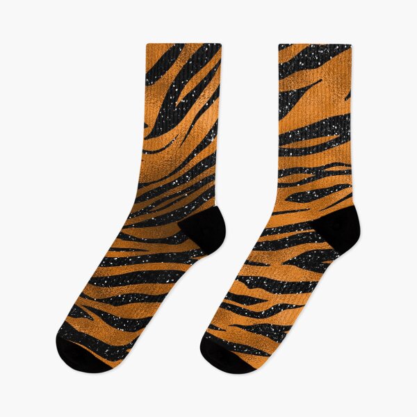 Item preview, Black and Orange Tiger Stripe Pattern designed and sold by Paulele.