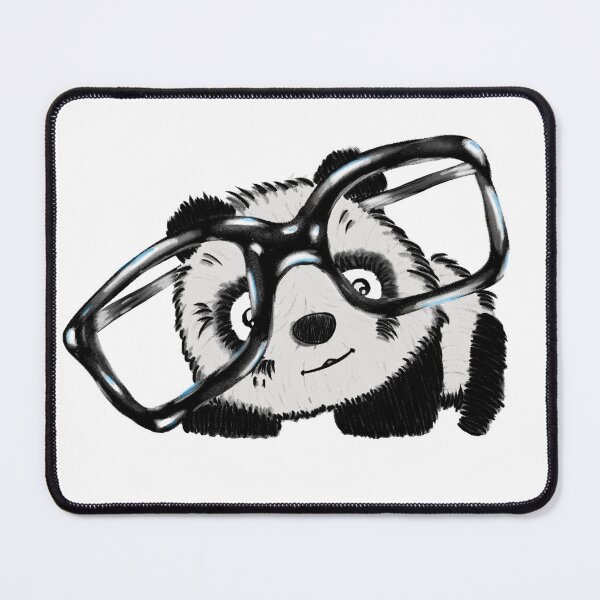 Item preview, Cute little panda with glasses designed and sold by PRINTPIC.