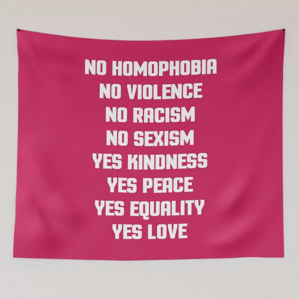 Item preview, No Homophobia Quote designed and sold by quarantine81.
