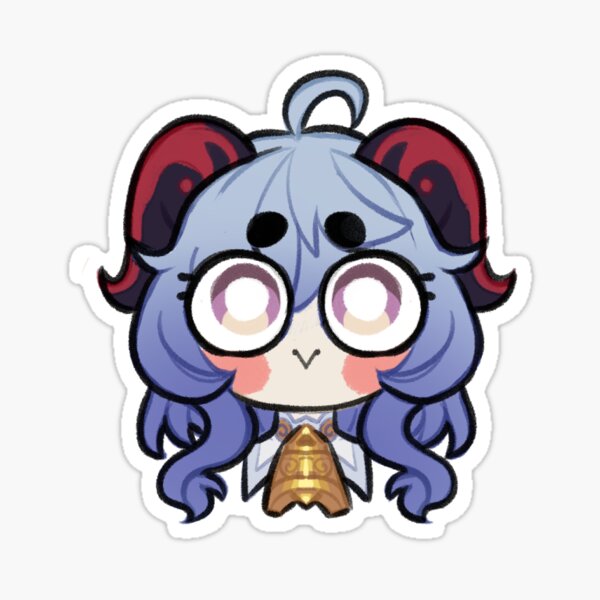 Item preview, Ganyu Genshin Chibi designed and sold by isnotanoctopus.